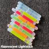 10PCS Fireflies 4.5*40mm for Fishing Float Fluorescent Lightstick Light Night Rod Lights Tool Bright Dark Colored Glow Stick