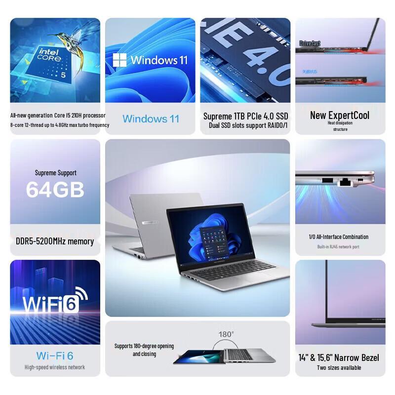 Asus Dawn 6 Slim Business Laptop (CN Version)