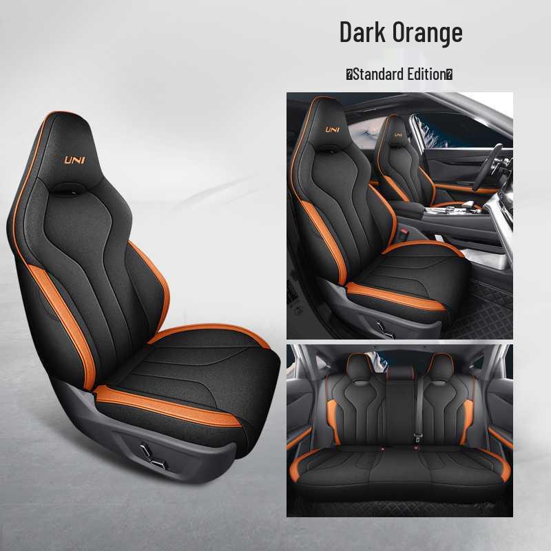 All-Season Breathable Linen Seat Covers for Changan Uni-V 2023-2025, Full Coverage Cushions