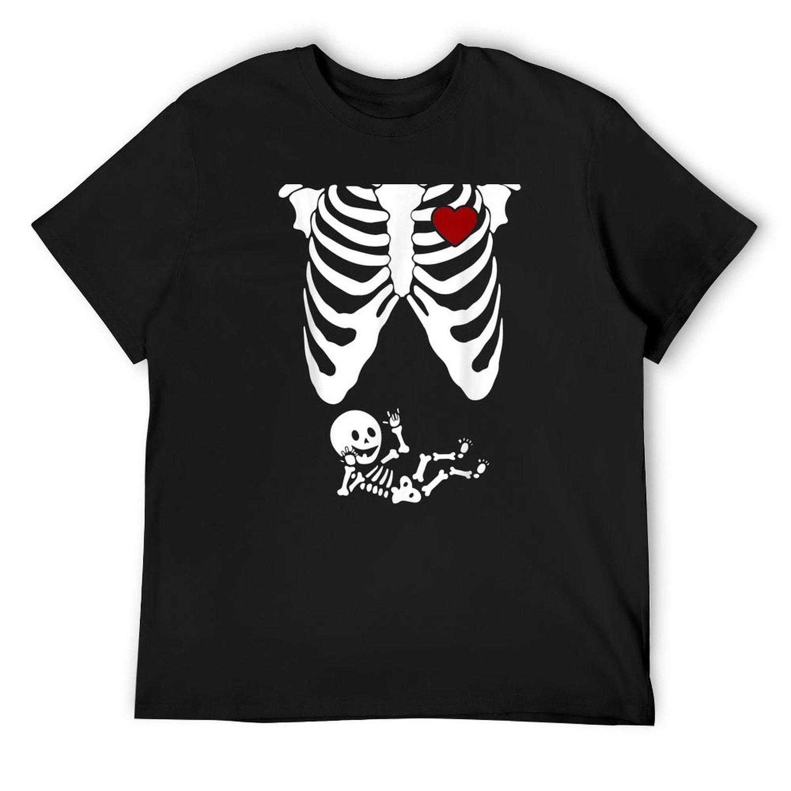 

Skeleton Halloween T Shirt Baby Maternity Funny Costume T-Shirt heavyweights anime stuff t shirts men 4XL