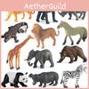 Mini Wild Animal Model Set With Plastic Figures For Educational Display And Collection