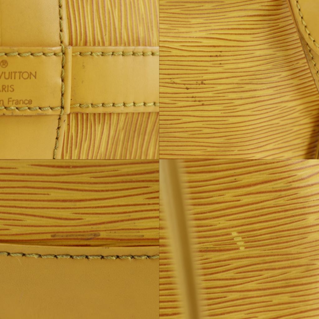 Louis Vuitton Noe Shoulder Bag M44009 Tassiri Yellow Epi Leather Women Used