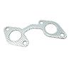 Exhaust Gasket Set +Exhaust Manifold Muffler Gasket +12PCS Stud & NUT 02156-50080 15221-91530 1A091-12360 1A091-12350 15263-12370 for Kubota V2203