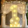 1Pc 73cm Lighting Love Number ONE KT Board Party Decor for Anniversary Birthday Home Party Decorating Tool Kids Gift