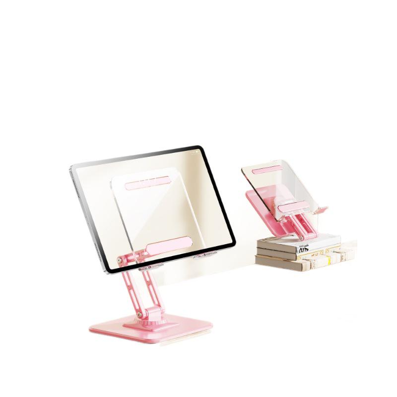 360° Rotating Metal Tablet & Phone Stand - Foldable Desktop Holder