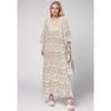 DIMANAF 2024 New Summer Women Long Knitted Dress Sleeve Basic Fashion Lace Dresses Casual Loose White
