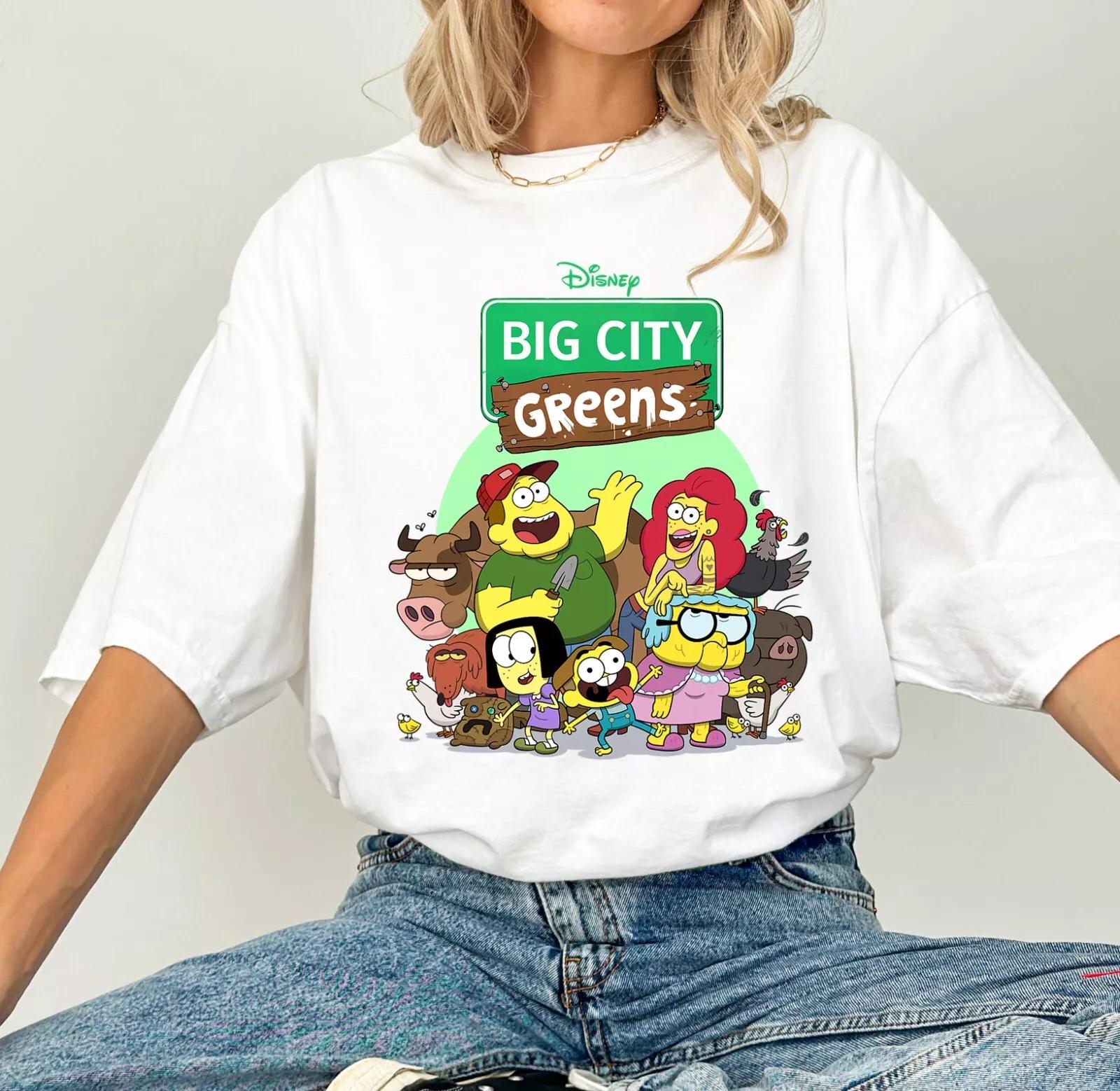 Disney Big City Greens Family Group Unisex 100% Cotton T-shirt Mens Tees Top Adul100% Cotton T-shirt Mens Tees Top 100% Cotton T-shirt Mens Tees Top S