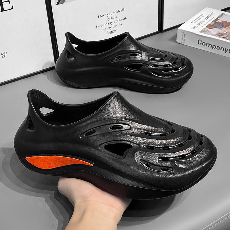 

Высококачественные летние мужские сандалии, легкие мужские повседневные туфли из ЭВА, туфли на плоской подошве для дома, сада, рыбалки, мужского пляжа 39-40