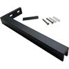 LukLoy Fixed Glass Support Bracket Stabilizer Brace, Frameless Glass to Wall Clamp Shower Glass Support Bar L Shape Mounting Bracket,