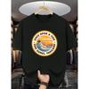 Mărimi Europene Tricou Grafic de Plajă pentru Bărbați - „Once Upon A Tide Koh Samui Thailanda” Val Copac de Palmier Apus de Soare Imprimeu Mânecă Scurtă Stil Vacanță Tricou