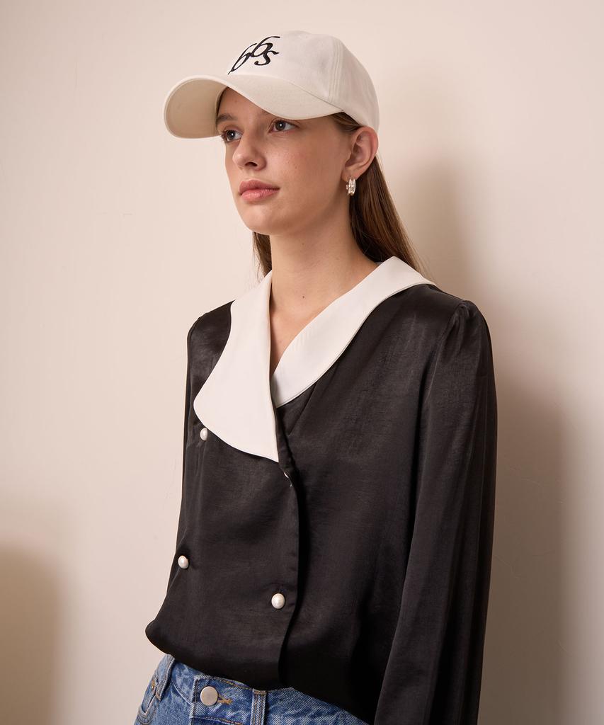 BIBYSEOB Logo Ball Cap White [T23]