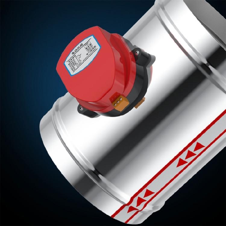 Adjustable Motorized Airflows Control Valves 220vAC Electric Air Damper Valves