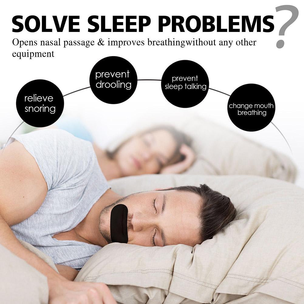 Anti Snoring Mouth Patch - Reduce Snoring Sticker & Nose Breathing Orthosis Tape,Improves Sleep Quality & Promotes Better Breath