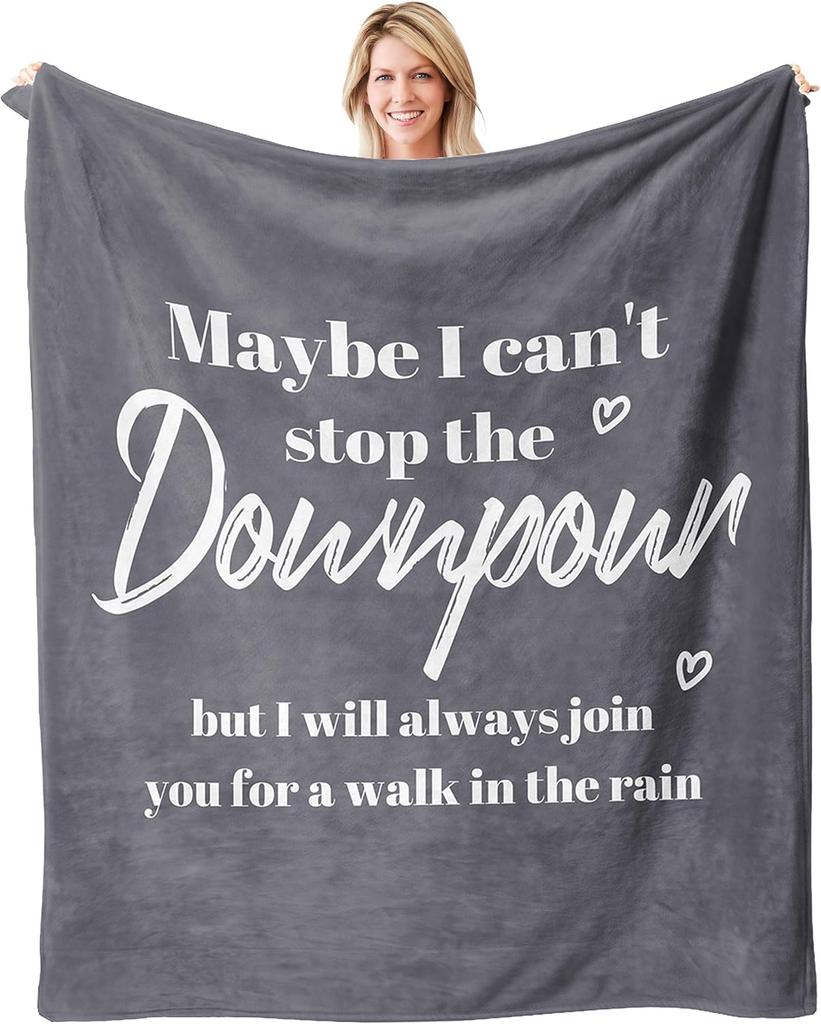 Healing Hug Throw Blanket x  Get Well Sympathy Inspirational Gifts for Women  Cancer Care  Surgery Recovery Gift
