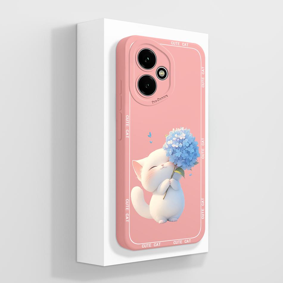For Honor 400 Pro 5G Case Cute Healing Patterns High Quality Phone Cover For Honor400Pro Soft Liquid Silicone Lightweight Funda