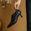 Fashion 2025 Spring Summer Women Pumps High Heel Genuine Leather Pointed Toe Mature Working Shoes Woman Basic Office Lady Women Shoes