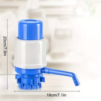 Pompa Manuale Dispenser Acqua per Boccioni da 3 e 5 Galloni - Dispositivo Portatile a Mano per Pompaggio Acqua, Senza BPA, Non Richiede Batterie o Elettricità