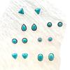 Retro Bohemian-Style Turquoise Earrings Set for Women