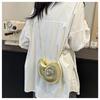 Design Sense of Conch Bag for Women  Acrylic Bag  Diagonal Chain  Cross Bag Shaped  New