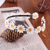 Boho Chic Daisy Girls Headbands Women Solid Embroidery Flower Hair Bands Kids Candy Chrysanthemum Headwear Hair Accessories