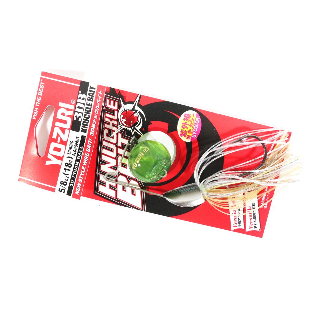 Yo Zuri Duel 3DB Knuckle Spinnerbait 5/8 oz Sinking Lure R1328-GZSH (2527)