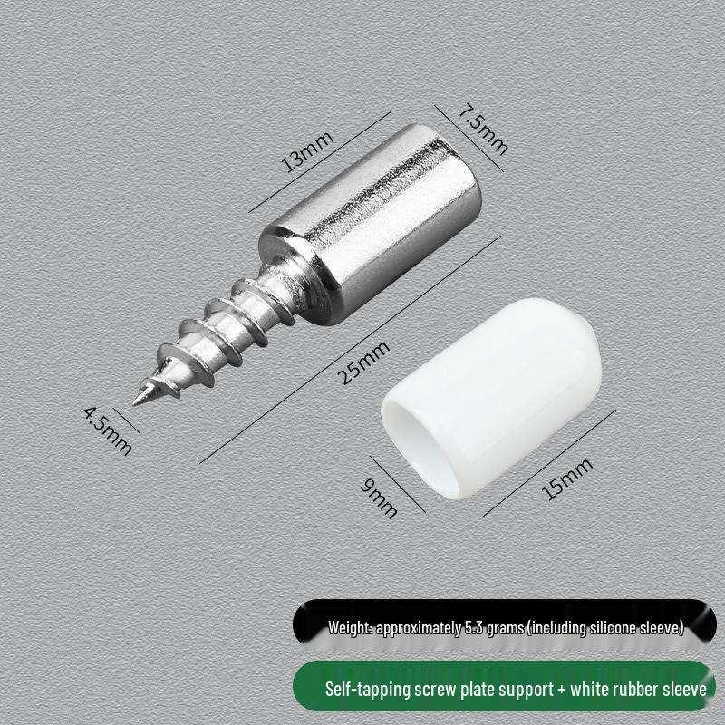 Selbstschneidende Schraube Regalstütze für Schrank und Glasaufbewahrung