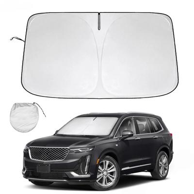 Windshield Sun Shade for Cadillac XT6 2020 2021 2022 2023 Accessories Window Shade Foldable Sunshade Protector Blocks UV Rays