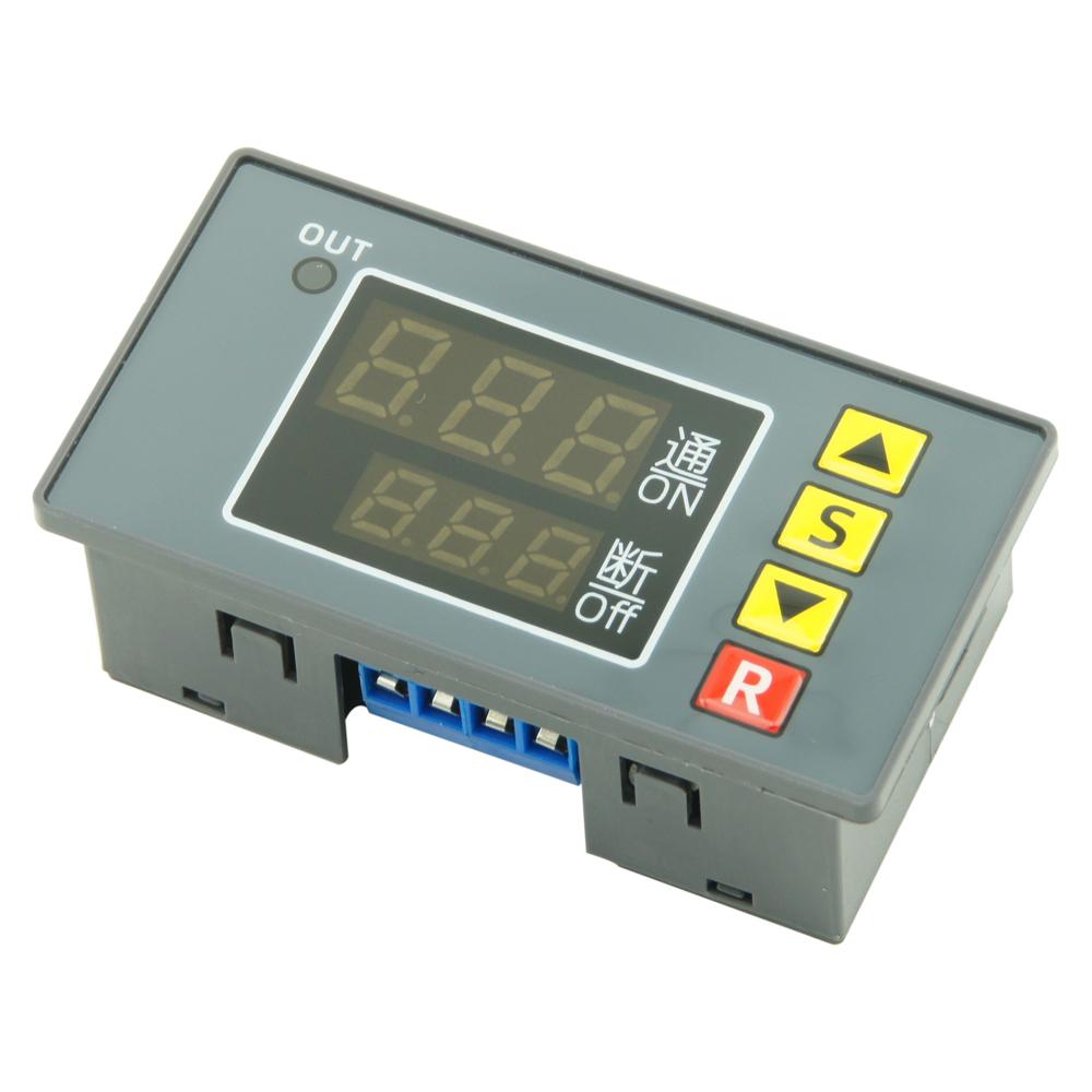 T3231 Programmable Time Control Controller Digital Time Delay 1 Way Relay Switch Active Output Auto Manual Trigger