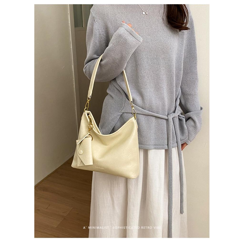 Shoulder Tote Bag Women PU Minimalist Daily Commute