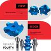 Aluminum Alloy CNC Right-Angle High-Speed Face Milling Cutter Head for High-Gloss BAP.