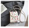2025 Trendy Fresh Sweet Mori Style Women's Crossbody Phone Bag with Ins Print