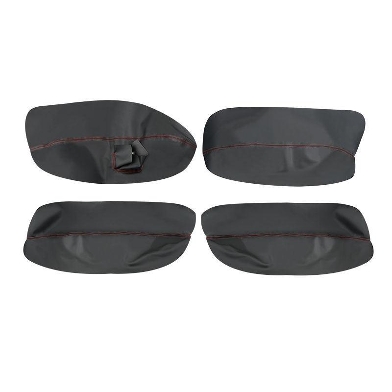 Car Inner Door Handle Armrest Panel Cover Accessories Trim For VW Passat B5 1998 1999 2000 2001 2002 2003 2004 2005 PU Leather