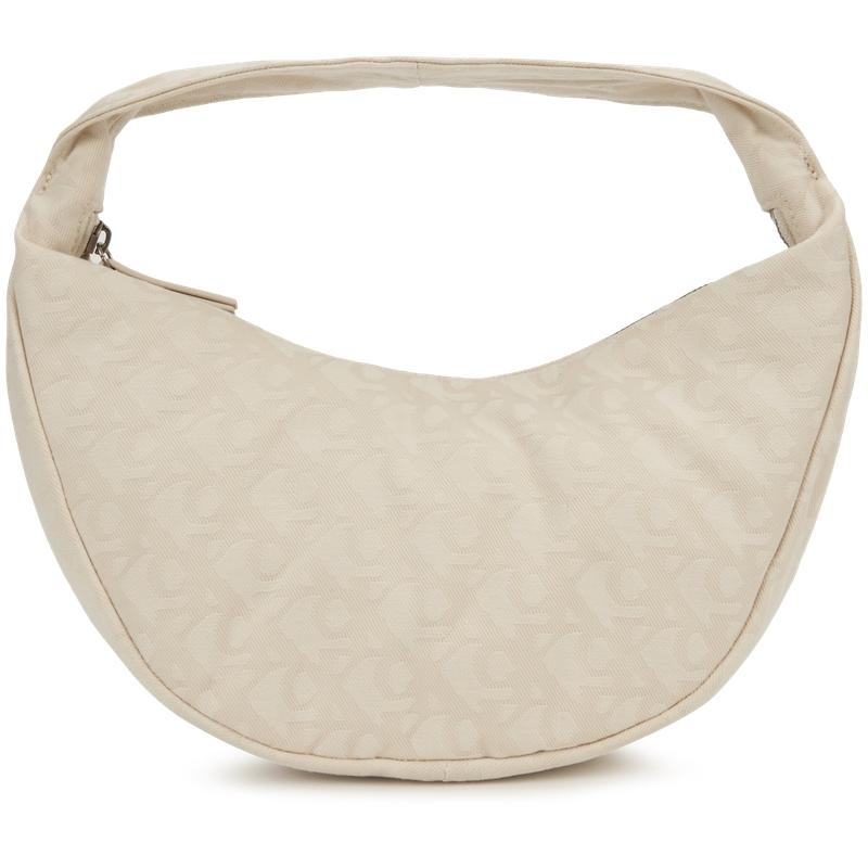 Calvin Klein Elegant Commuter Letter Jacquard Fabric Tote Bag Medium Women bags Natural-Skin 4F3206G-ZYZ Basic Set (Bag)