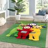Teletubbies Friends Sun Square Rugs Are a Great Choice for Living Rooms, Bedrooms, Home Décor, and As Gifts.