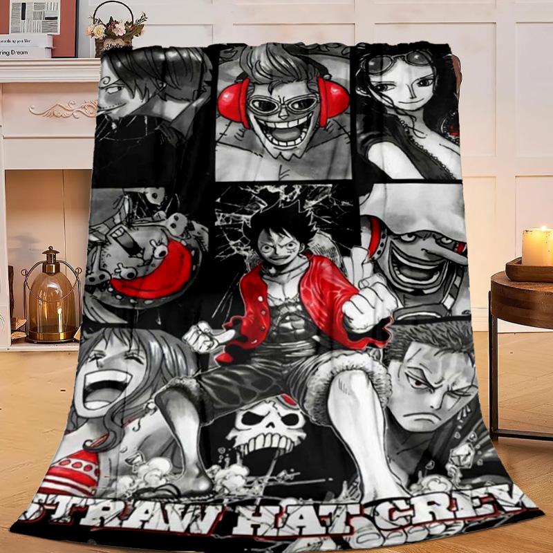 1PC Adventure On The High Seas pirate Flannel Blanket Gift, Suitable for Both Men And Women, Soft Ideal for Beds And Sofa, Birthday Or Christmas Gift