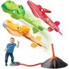 Flying Dinosaur Rocket Launcher Outdoor Toys Parent-child Interaction Competitive Competition Game for Family Kids Puzzle Gifts
