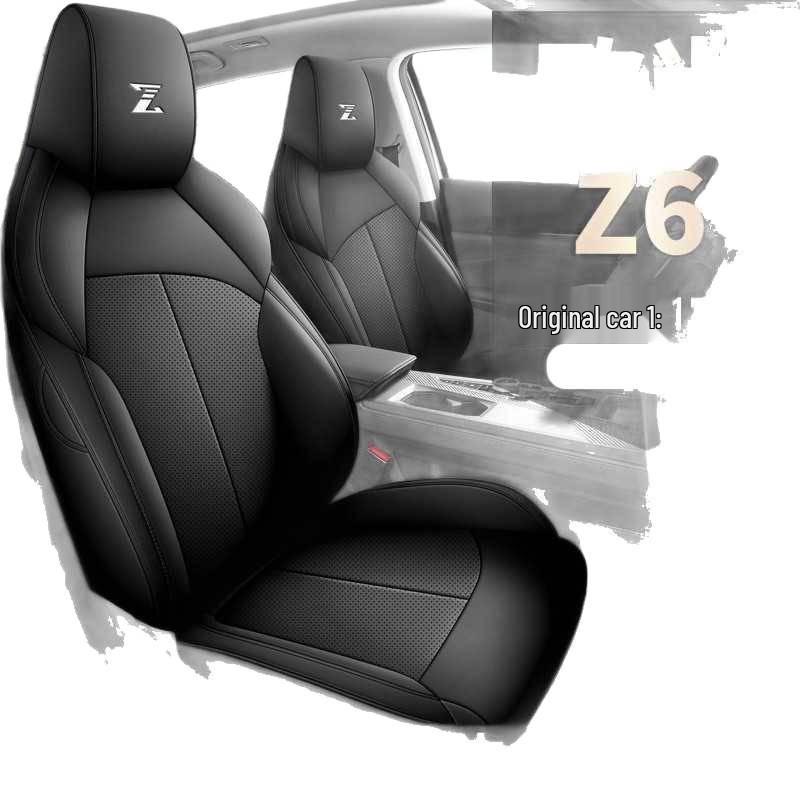 Premium Perforated Leather Car Seat Cushion for Oshan Z6 - All-Season Comfort Model