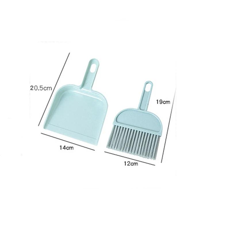 Home Mini Cleaning Brush Small Broom Dustpans Set Desktop Sweeper Garbage Cleaning Shovel Table Household Cleaning Tools