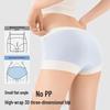 SecretWorld Women's High-Waist Cotton Antibacterial Briefs