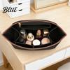 Travel Purse Organizer Insert Felt Multi-compartment Bag Handbag Shape Protector with Zipper Pocket for Women