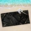 Black Matte Big Microfiber Beach Towels Quick Dry Towel Sand Beach Towels Pool Towel for Travel Swim Pool Yoga