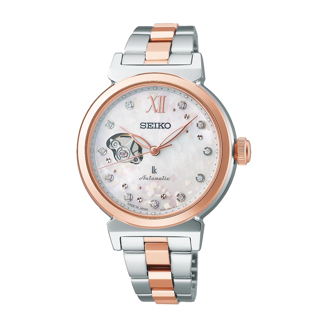 

Автоматичний годинник Rukia 2025 SAKURA Blooming Limited Edition SSVM064 Silver Pink Gold [Seiko Watch] Women &