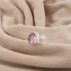Morganite Gemstone Silver Elegant Ring, 925 Sterling Silver Handmade Morganite Jewelry, June Birth-Stone Gift, Anniversary Gift For Wife RR-73-13