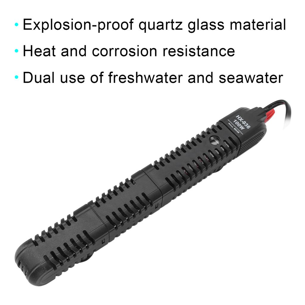 Aquarium Submersible Heater Fish Temperature Heating Rod HX‑936