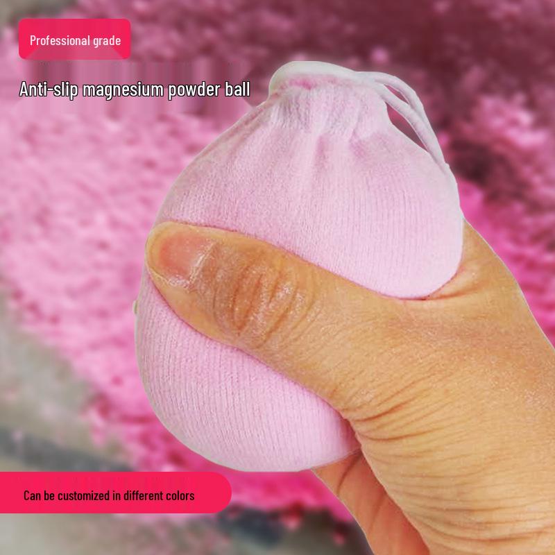 Sports Magnesium Anti-Slip Powder for Badminton, Basketball, Fitness, Bars, and Climbing - Reusable Bag Included