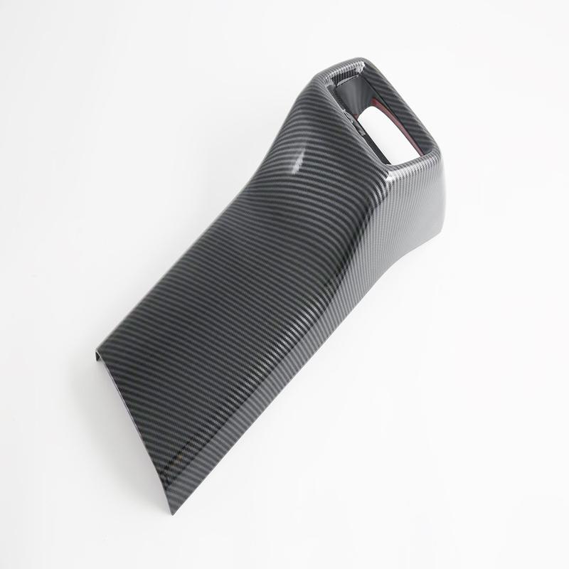 For MG S5 MG ES5 2025 2026+ ABS Carbon Fiber Car Rear AC Air Outlet Vent Frame Cover Trim Anti Kick Plate Interior Accessories