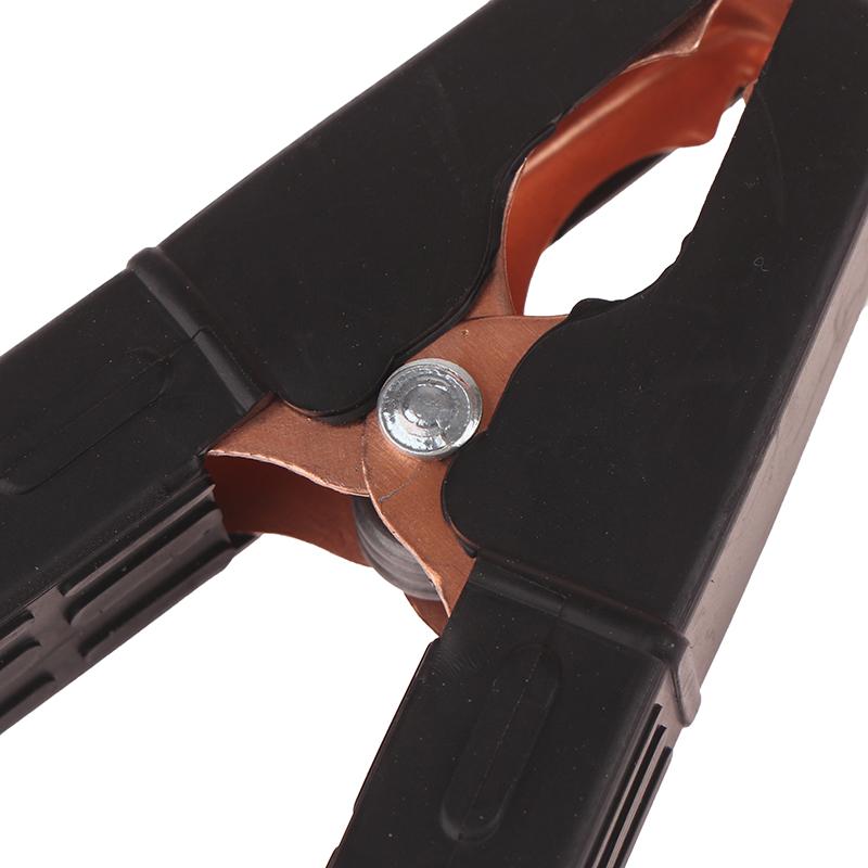 1 Pair Plastic Handle Test Alligator Clip For Electric Project 100-300A Electrical Crocodile Alligator Battery Insulated Clip
