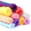 Regenbogenfarbene Gaze-Materialien 2M Lang Verschiedene Dekorations-Stoffaccessoires Für Veranstaltungen Und Handarbeiten