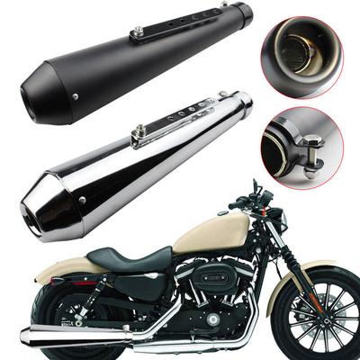 Motocyklové výfukové potrubí Retro univerzální výfukový tlumič výfuku Motocyklové upravené díly