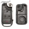Jingyuqin Flip Folding Remote Key Shell 1/2/3/4 Button for Mercedes Benz SLK E113 A C E S W168 W124 W202 W203 Auto Car Key Case